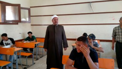ختام الأسبوع الثالث للثانوية الأزهرية بالقليوبية.. جولات مكثفة لضبط اللجان و1941 طالبًا يؤدون الامتحانات