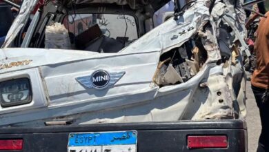 انفجار إطار سيارة سوزوكي ينهي حياة سائق على محور العصار بشبرا الخيمة