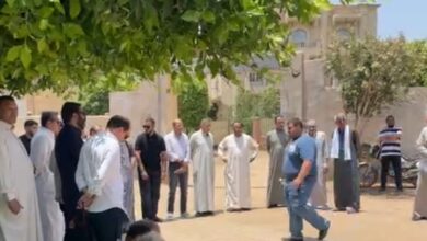 تشييع مهيب لجثمان المستشار مصطفى سلامة شديد بمسقط رأسه في شبين القناطر