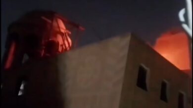 الحماية المدنية تسيطر على حريق بمبنى خدمات تابع لكنيسة مار جرجس في الخصوص
