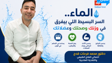 الماء.. السر البسيط اللي بيفرق في وزنك وصحتك وعضلاتك