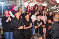 إبداع أبهر الحضور.. كوادر مدارس الشبان الخاصة ببنها ترسم لوحة فنية مبهرة في حفل تخرج الشهادات