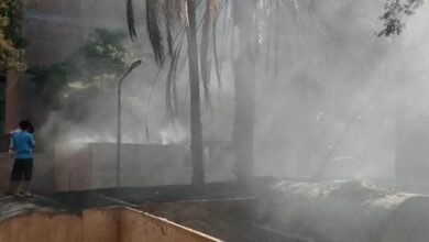 الحماية المدنية تخمد حريقًا بمخلفات قرب مقابر بهتيم في شبرا الخيمة
