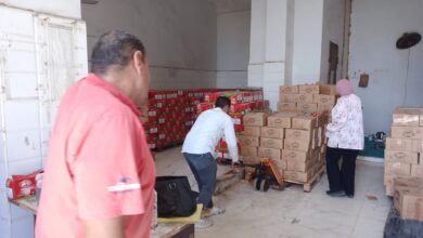 ضبط 30 ألف عبوة مشروب سكري مجهول المصدر للأطفال داخل مخزن غير مرخص بالقليوبية