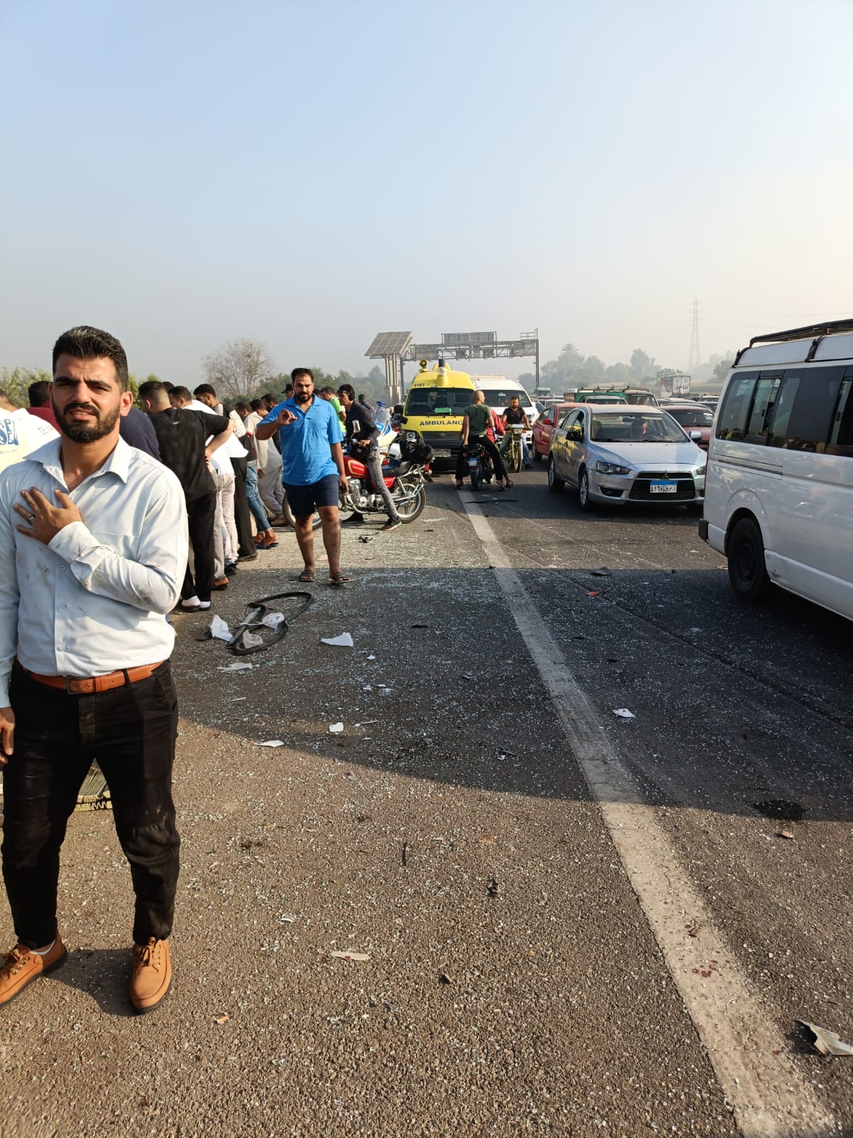 ارتفاع حصيلة ضحايا حادث شبرا - بنها الحر إلى 4 وفيات وإصابة 21 آخرين ارتفاع حصيلة ضحايا حادث شبرا - بنها الحر إلى 4 وفيات وإصابة 21 آخرين