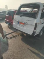 مصرع شخصين وإصابة 23 آخرين في تصادم ميني باص وميكروباص بطريق شبرا - بنها الحر