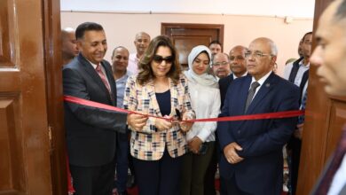 وزيرة التنمية المحلية ومحافظ القليوبية يفتتحان المركز التكنولوجي الجديد بأجهور الكبرى