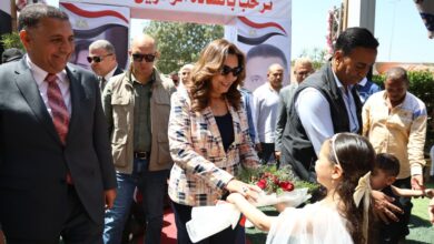 وزيرة التنمية المحلية ومحافظ القليوبية يفتتحان 3 مراكز تكنولوجية جديدة بالقناطر الخيرية