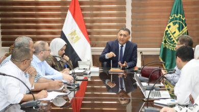 محافظ القليوبية: لا تهاون في حماية الترع والمصارف وسرعة رفع المخلفات