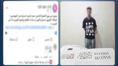 ضبط عاطل يروج للحشيش عبر صفحة على مواقع التواصل الاجتماعي بالقليوبية