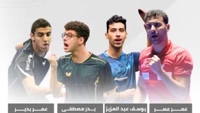 فضية جديدة لمصر.. منتخب تنس الطاولة رجال يتألق في تارانتو 2026