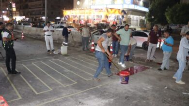 استجابة لتوجيهات محافظ القليوبية.. بدء تنفيذ إجراءات مرورية جديدة بمحور العصار