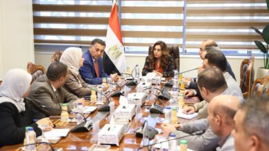 وزيرة التنمية المحلية تبحث مع محافظ القليوبية تطوير منظومة المخلفات ورفع كفاءة الجمع والتدوير