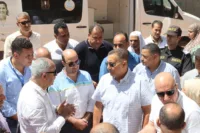 كله بالمجان كافة التخصصات.. محافظ القليوبية يتابع اكبر قافلة طبية بالقليوبية