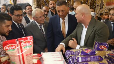 في إطار احتفالات القليوبية بعيدها القومي.. محافظ القليوبية يفتتح معرض «الجبهة الوطنية» للسلع ومستلزمات الأسرة والمدارس بشبرا الخيمة