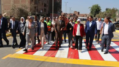 محافظ القليوبية يفتتح تطوير شارعي جمال حمدان بقليوب والحرية بالقناطر الخيرية ضمن احتفالات العيد القومي الـ158