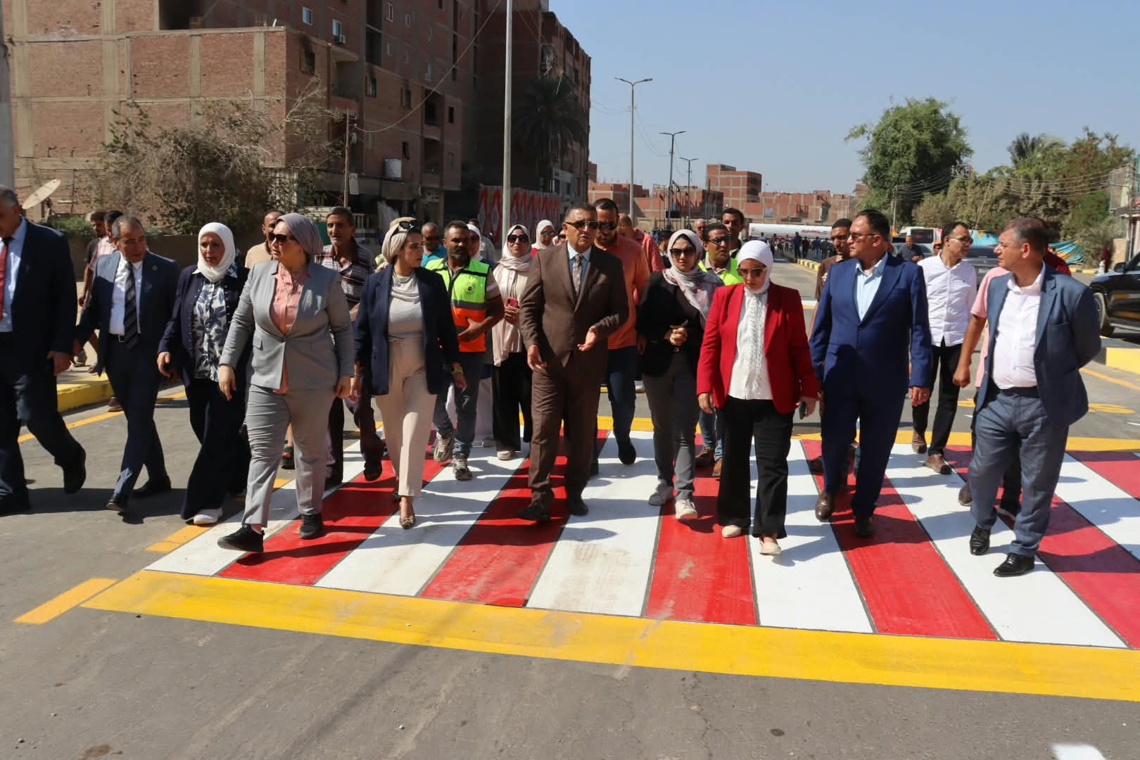 محافظ القليوبية يفتتح تطوير شارعي جمال حمدان بقليوب والحرية بالقناطر الخيرية ضمن احتفالات العيد القومي الـ158