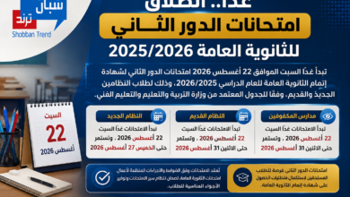 غدًا.. انطلاق امتحانات الدور الثاني للثانوية العامة 2025/2026
