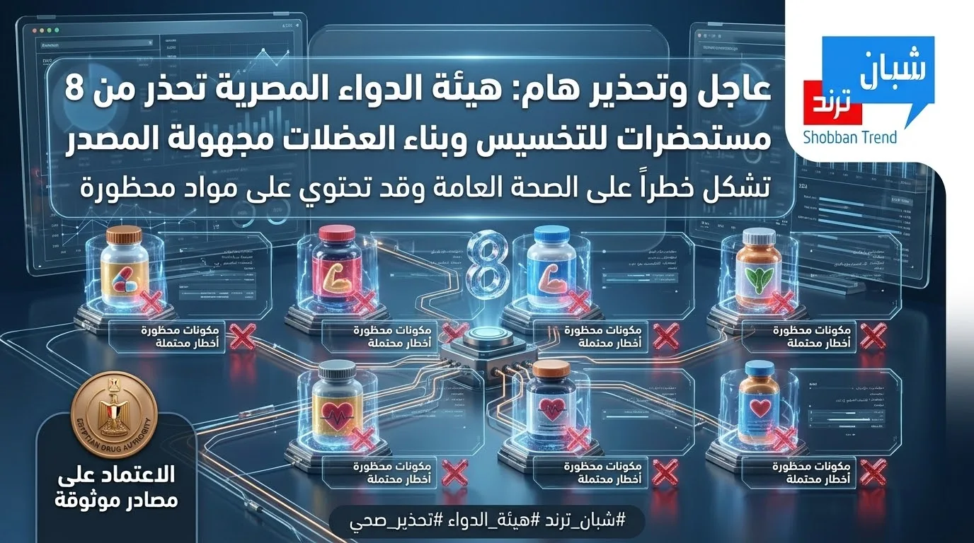 هيئة الدواء تحذر من 8 مستحضرات للتخسيس وبناء العضلات مجهولة المصدر هيئة الدواء تحذر من 8 مستحضرات للتخسيس وبناء العضلات مجهولة المصدر