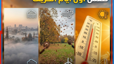 شبورة ونشاط رياح وارتفاع الحرارة.. الأرصاد تكشف تفاصيل طقس أول أيام الخريف