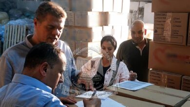 ضبط 45 ألف قطعة من مستلزمات التنفس داخل مصنع غير مرخص ببنها