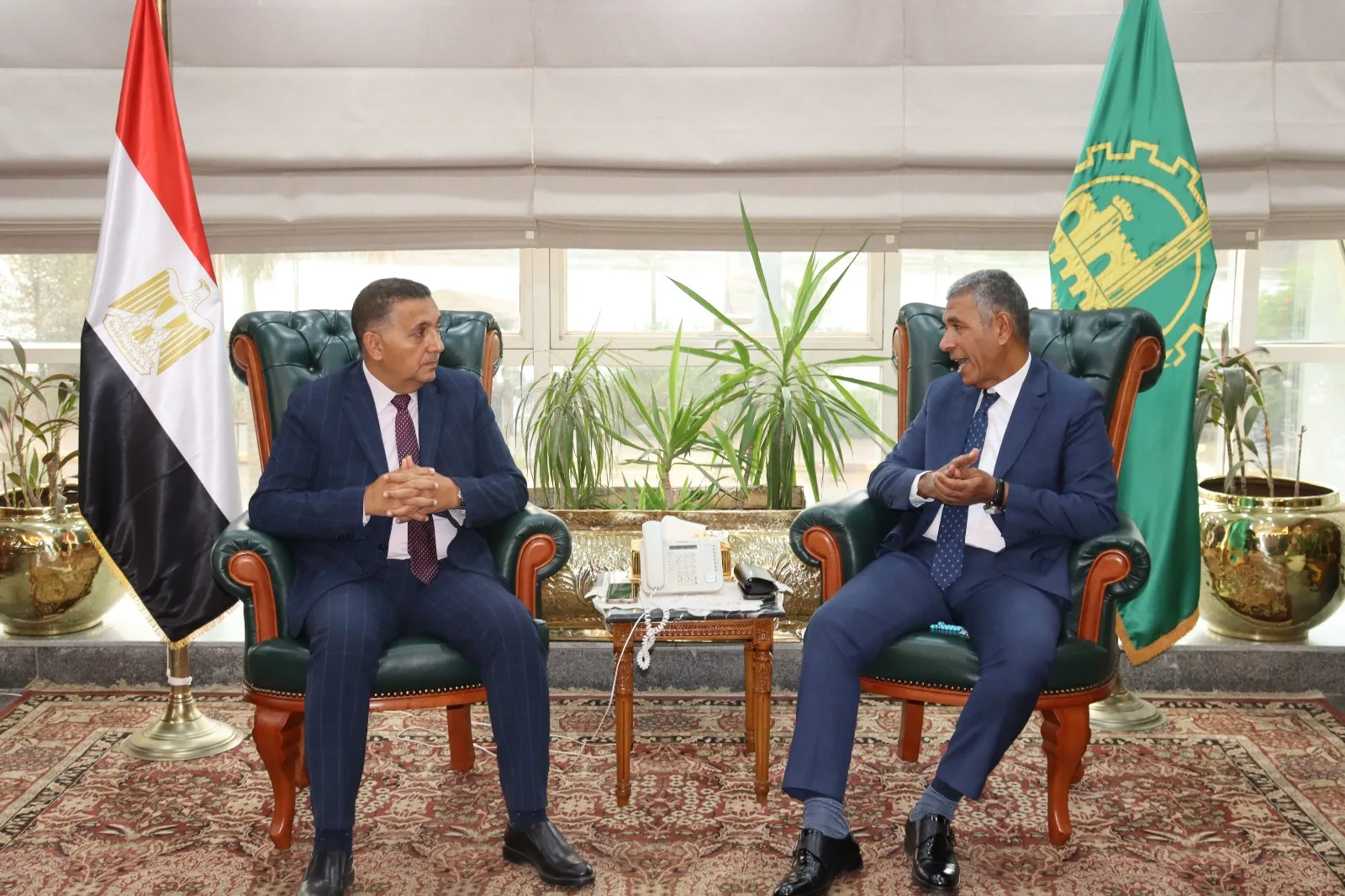 محافظ القليوبية يلتقي رئيس مجلس إدارة «نهضة مصر» الجديد لوضع آلية عمل متكاملة للارتقاء بمنظومة النظافة بشبرا الخيمة والخصوص