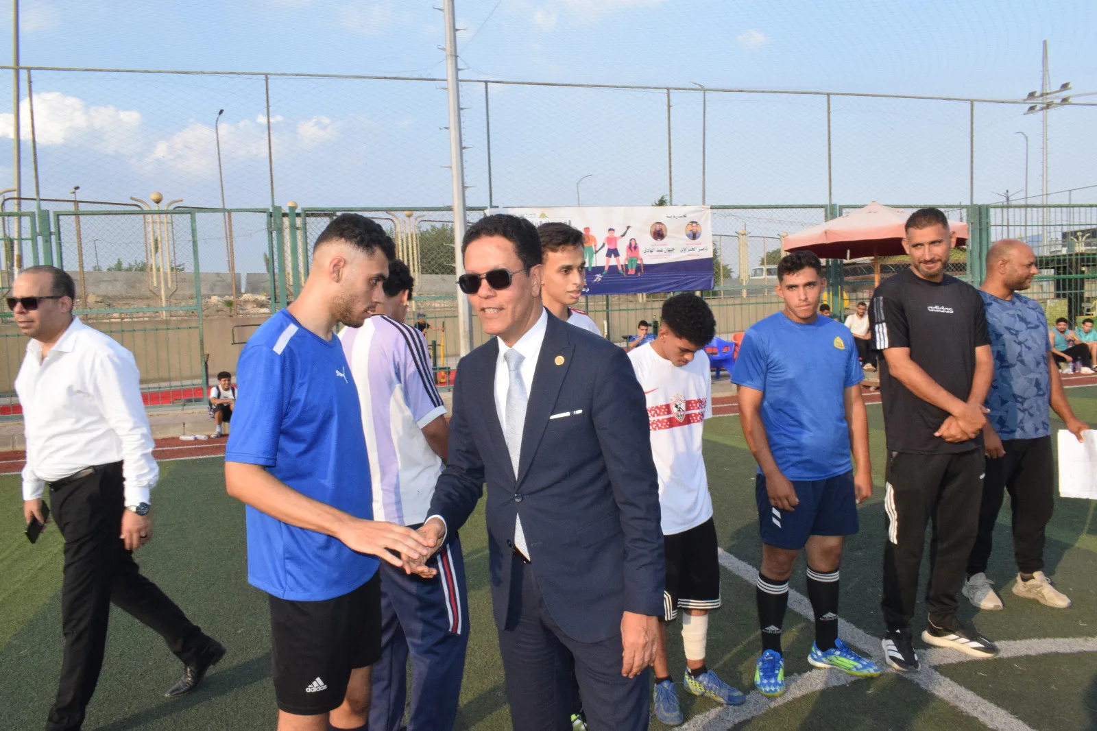 رئيس جامعة بنها يشهد فعاليات المهرجان الرياضي الثالث لذوي الهمم 