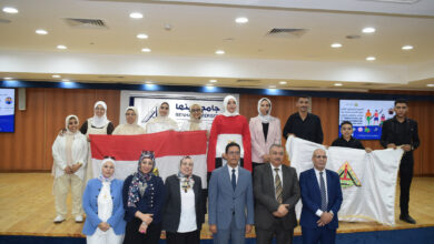 رئيس جامعة بنها يشهد ختام المهرجان الرياضي الثالث لذوي الهمم