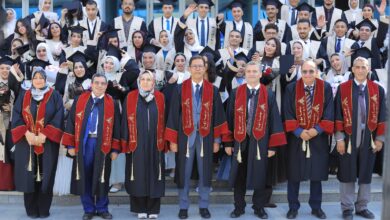 رئيس جامعة بنها يشهد حفل تخرج دفعة جديدة من طلاب برامج كلية الحقوق بالعبور