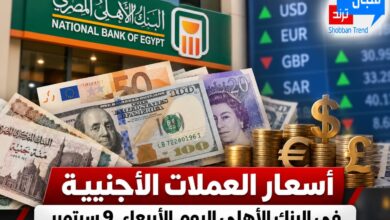 مفاجأة في أسعار العملات الأجنبية بالبنك الأهلي اليوم.. التفاصيل بالأرقام