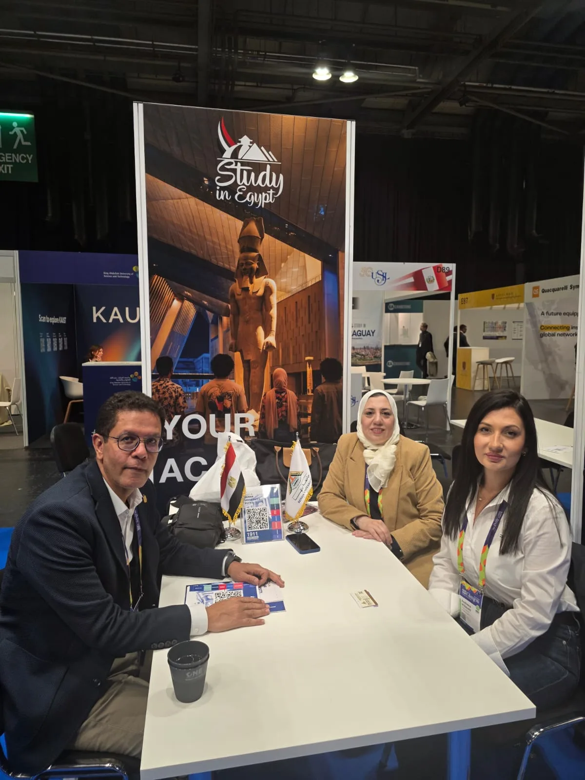 جامعة بنها تشارك في مؤتمر ومعرض «EAIE 2026» بجلاسكو لتعزيز حضورها الدولى وتوسيع شراكاتها الأكاديمية والبحثية جامعة بنها تشارك في مؤتمر ومعرض «EAIE 2026» بجلاسكو لتعزيز حضورها الدولى وتوسيع شراكاتها الأكاديمية والبحثية