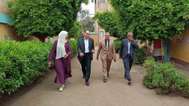 جولة ميدانية لمتابعة انضباط العملية التعليمية؛ وكيل تعليم القليوبية يتفقد مدارس إدارة قها التعليمية