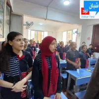 جولة ميدانية لمدير عام مدارس الشبان ببنها لمتابعة انتظام الدراسة والاطمئنان على الطلاب