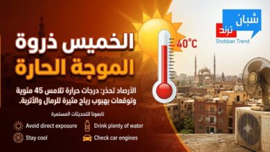 الخميس حار جداً.. لكن ماذا ينتظرنا قبل ساعات الليل؟»