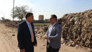 محافظ القليوبية يوجّه بسرعة رفع تراكمات المخلفات بكفر سعد ببنها ومتابعة الموقع لمنع عودتها