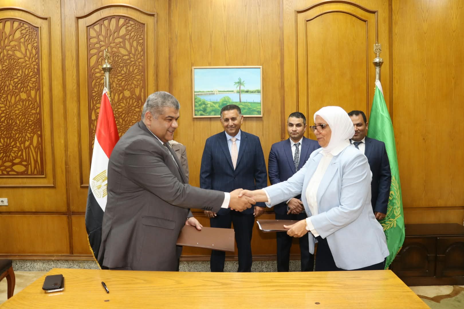 محافظ القليوبية يوقع بروتوكول تعاون مع جهاز مستقبل مصر لتعظيم الاستفادة من أصول المحافظة