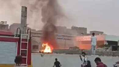 انفجار أنبوبة بوتاجاز يشعل حريقًا داخل كشك بقليوب.. والحماية المدنية تسيطر على النيران