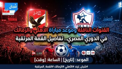 القنوات الناقلة وموعد مباراة الأهلي والزمالك في الدوري المصري.. تفاصيل القمة المرتقبة