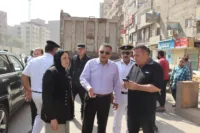 محافظ القليوبية يشهد حملة مكبرة لإزالة الإشغالات بشارع 15 مايو بشرق شبرا الخيمة
