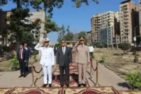 محافظ القليوبية يضع إكليل الزهور على النصب التذكاري لشهداء حرب أكتوبر من محافظة القليوبية احتفالًا بالذكرى الـ53 لانتصارات أكتوبر المجيدة