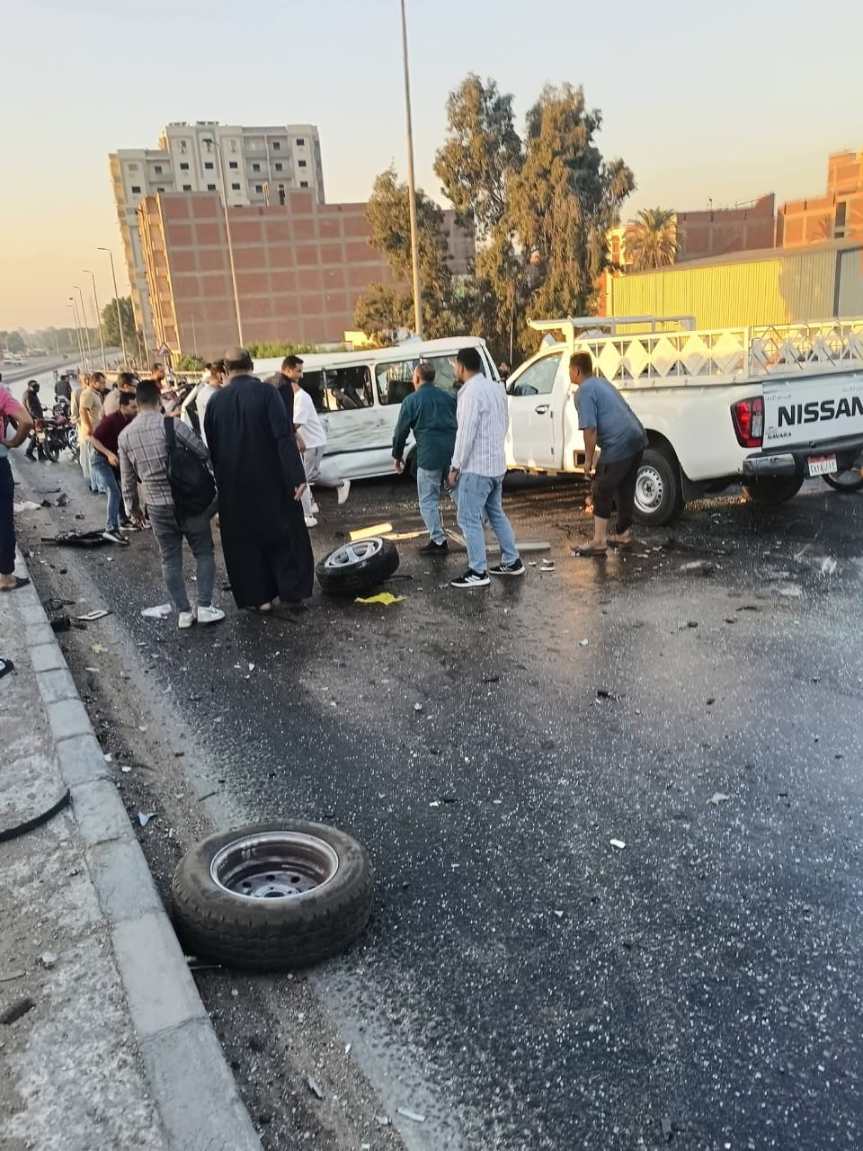 مستشفى قها التخصصي تعلن تفاصيل الحالة الطبية لضحايا حادث الطريق الزراعي بعد استقبال 17 حالة مستشفى قها التخصصي تعلن تفاصيل الحالة الطبية لضحايا حادث الطريق الزراعي بعد استقبال 17 حالة