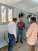 م/ وائل جمعة   متابعة ميدانية للجاهزية النهائية للمركز التكنولوجي بالوحدة المحلية بالدير تمهيداً لافتتاحه واستقبال المواطنين