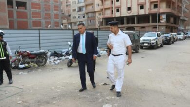 محافظ القليوبية يتفقد التكدسات المرورية بمفارق طريق أبو حشيش وشارع كلية التجارة وشارع الموقف ببنها ويوجه بدراسة الحلول المناسبة