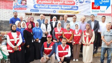 الهلال الأحمر بالقليوبية يشارك في انطلاق حملة تطعيم الأطفال ضد الحصبة والحصبة الألمانية بالتنسيق مع التضامن الاجتماعي