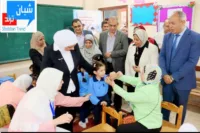 محافظ القليوبية يدشن حملة تطعيم الأطفال ضد الحصبة والحصبة الألمانية.. واستهداف 1.2 مليون طفل بالمحافظة