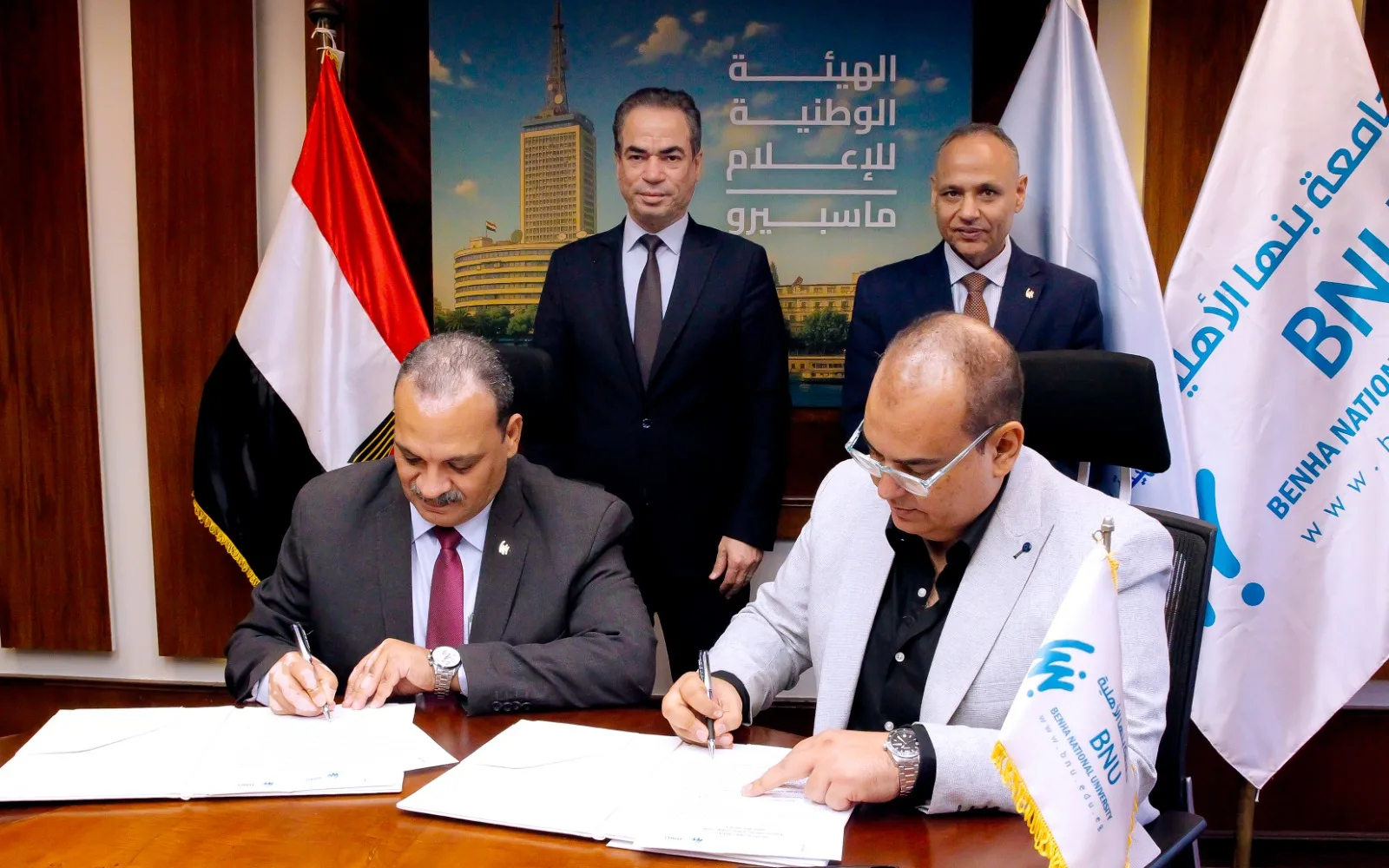 بروتوكول تعاون بين جامعة بنها الأهلية وأكاديمية ماسبيرو لتدريب الطلاب بشهادات معتمدة بروتوكول تعاون بين جامعة بنها الأهلية وأكاديمية ماسبيرو لتدريب الطلاب بشهادات معتمدة