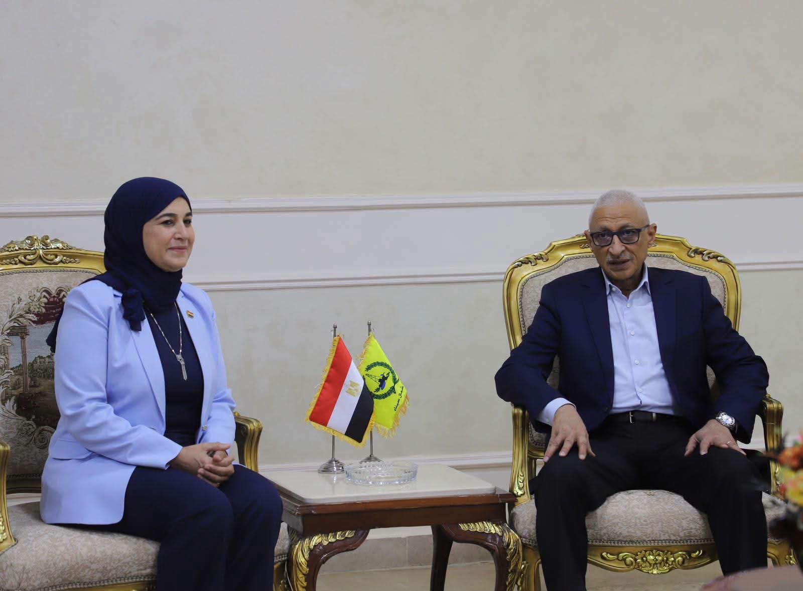 مؤتمر موسع لعرض خدمات القافلة الإرشادية الزراعية البيطرية المجانية لمركز البحوث الزراعية علي أرض الفيروز" مؤتمر موسع لعرض خدمات القافلة الإرشادية الزراعية البيطرية المجانية لمركز البحوث الزراعية علي أرض الفيروز"