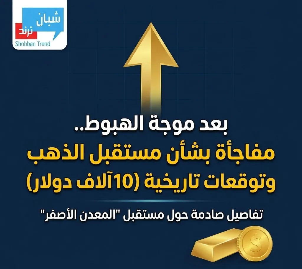 بعد موجة الهبوط.. مفاجأة بشأن مستقبل الذهب وتوقعات بوصوله لـ10 آلاف دولار بعد موجة الهبوط.. مفاجأة بشأن مستقبل الذهب وتوقعات بوصوله لـ10 آلاف دولار